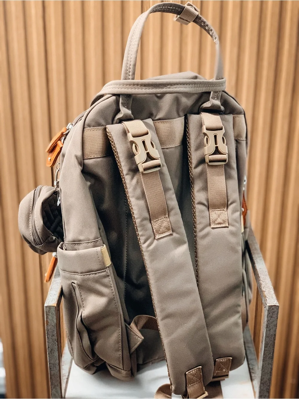 BabbleRoo Diaper Bag— Taupe